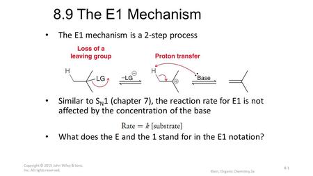 Klein, Organic Chemistry 2e