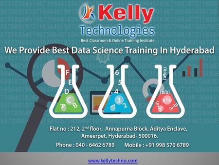 Www.kellytechno.com. Data Science Interview Questions 1.What do you mean by word Data Science? Data Science is the extraction of knowledge from large.