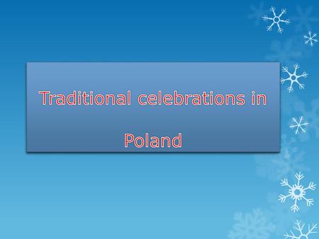 In Poland, Christmas Eve has been celebrated every year since the 18th century Empty seat for an unexpected guest The well-known and widespread custom.