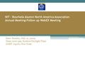 NIT – Rourkela Alumni North America Association Annual Meeting-Follow up WebEX Meeting Date: Sunday, July 12, 2009 Time: 9:00 pm, Eastern Daylight Time.