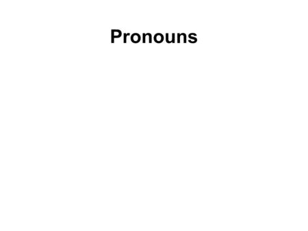 Pronouns. I bring my coke. You bring your sandwiches.