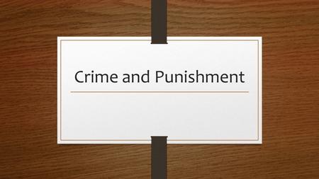 Crime and Punishment. Assault I (1) A person commits the crime of assault in the first degree if the person intentionally causes serious physical injury.