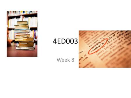 4ED003 Week 8. Summative Assignment 2 Semester 2 Summative assignment (1000 words) A reflective evaluation on semester 2 - it should include a discussion.