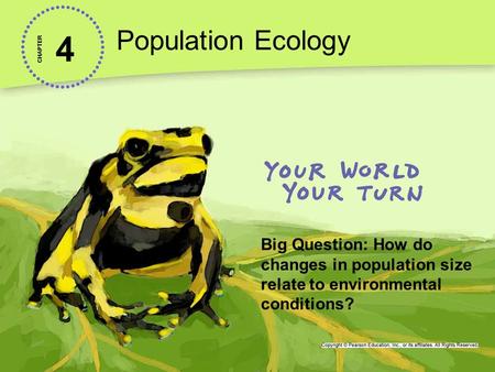 Population Ecology 4 CHAPTER