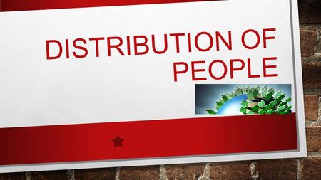 DISTRIBUTION OF PEOPLE. The distribution of people in America Population of the America is about 790 million. In the Americas, U.S.A, Brazil, Mexico and.