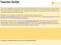 Teacher Guide This lesson is designed to teach kids to ask a critical thinking question that you can’t just put into a search box to solve. To do that,