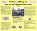 For Peace and Progress: Assessing the Palestinian-Israeli Conflict Michael Bacharach Sociology Objective: To gauge students’ understanding.