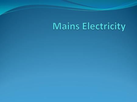 Direct current Cells and batteries supply electric current which always flows in the same direction. This is called direct current (d.c.). Direct current.