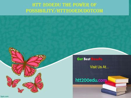 HTT 200EDU The power of possibility/htt200edudotcom.