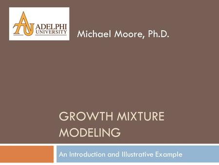 Growth mixture modeling