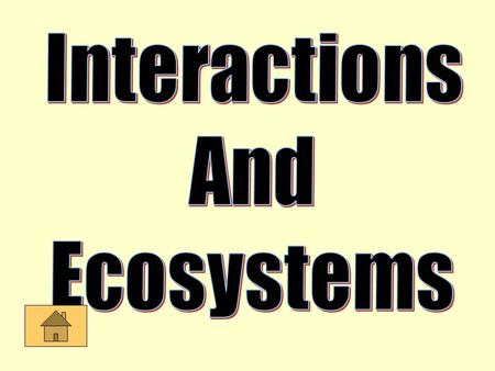 Interactions 100 200 Human Impacts Environmental Choices Roles of Organisms Cycles 300 400 500 400 500 400 300 200 100 Succession/ Monitorin g.