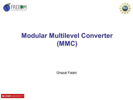 Modular Multilevel Converter (MMC)