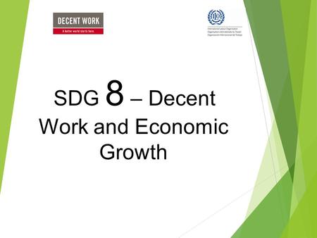 SDG 8 – Decent Work and Economic Growth