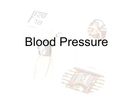 Blood Pressure. Blood pressure is the pressure exerted by circulating blood upon the walls of blood vessels, and is one of the principal vital signs.