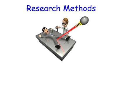 Research Methods. Why do we have to learn this stuff? Before we delve into how to do research, you should be aware of THREE HURDLES that tend to skew.