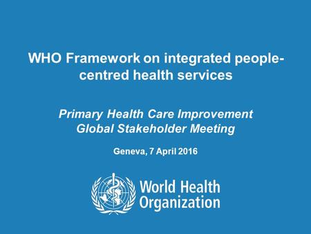 World Health Organization