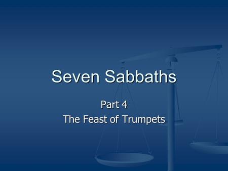 Seven Sabbaths Part 4 The Feast of Trumpets. Recap (Spring Holidays) Recap (Spring Holidays) The Difference between the Calendar of the Bible (Hebrew)