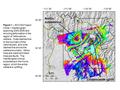 Norris subsidence Caldera-wide uplift Figure 1 – ENVISAT beam mode 1 interferogram spanning 2004-2005 and showing deformation in the region of Yellowstone.