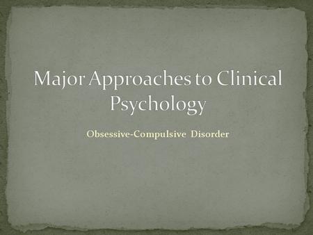 Obsessive-Compulsive Disorder. Defined-Thoughts, behavior, environmental control over anxiety. Compulsive disorder OCD is a type C Personality disorder.