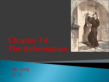 Mr. King J110.  1294 King Phillip IV taxes church officials  The pope tells his clergy to not pay the taxes  The king arrests Pope Boniface VIII; his.