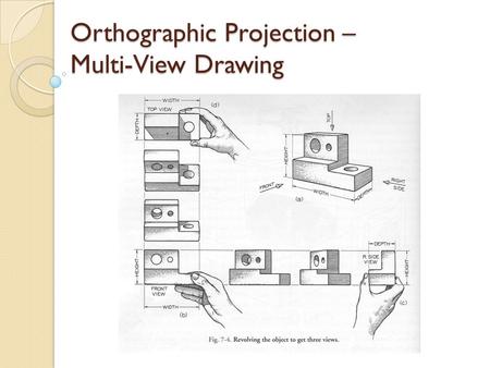 Orthographic Projection – Multi-View Drawing