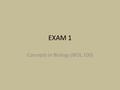 EXAM 1 Concepts in Biology (BIOL 100). 2. The number of electrons in a charge neural atom can be determined by: A.The atomic mass and atomic number.