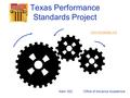 Texas Performance Standards Project Klein ISD Office of Advance Academics www.texaspsp.org.