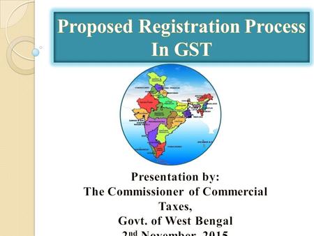 ContentsContents Basic Features Assumptions Migration of existing registration Amendments in Registration Surrender of Registration Cancellation by.