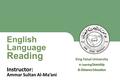 King Faisal University جامعة الملك فيصل Deanship of E-Learning and Distance Education عمادة التعلم الإلكتروني والتعليم عن بعد 1 [ ] 1 King Faisal University.