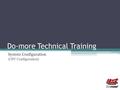 Do-more Technical Training System Configuration (CPU Configuration)