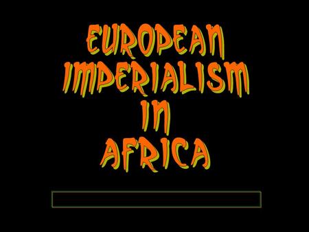 African Trade [15c-17c] Pre-19c European Trade with Africa.