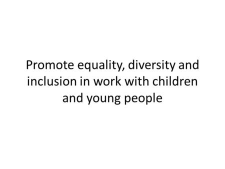 What is equality? Equality is about making sure everyone has a chance to take part in society on an equal basis and be treated appropriately, regardless.