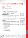 Major Academic Plan (MAP) Why study a language? Students learn the practical skills of speaking, listening comprehension, reading, and writing, while also.