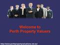 Welcome to Perth Property Valuers