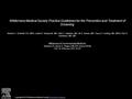 Wilderness Medical Society Practice Guidelines for the Prevention and Treatment of Drowning Andrew C. Schmidt, DO, MPH, Justin R. Sempsrott, MD, Seth C.