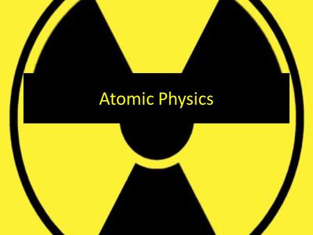 Atomic Physics. Supplement describe how the scattering of α-particles by thin metal foils provides evidence for the nuclear atom.