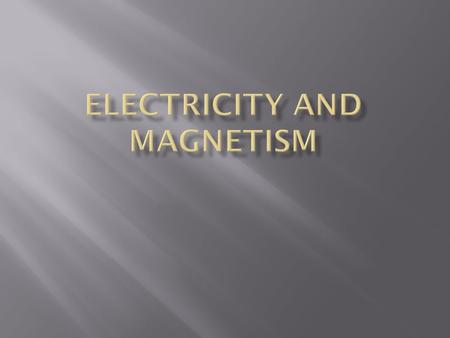  An electrical charge is an electric property of matter. An object can have a negative, a positive, or not charge.  Like electrical charges repel each.