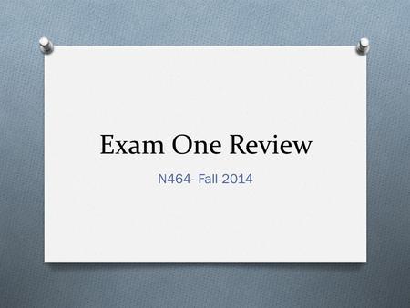 Exam One Review N464- Fall 2014. O (2 points) Discuss why patients with pulmonary disease are prone to atrial dysrhythmias.