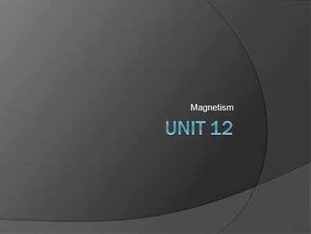 Magnetism. Magnets  Poles of a magnet are the ends where objects are most strongly attracted Two poles, called north and south  Like poles repel each.