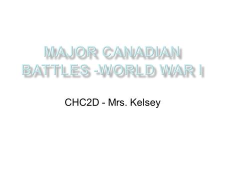 CHC2D - Mrs. Kelsey. Beginning of the War Germany knew it would have to fight both France and Russia The German plan was to attack through neutral Belgium,