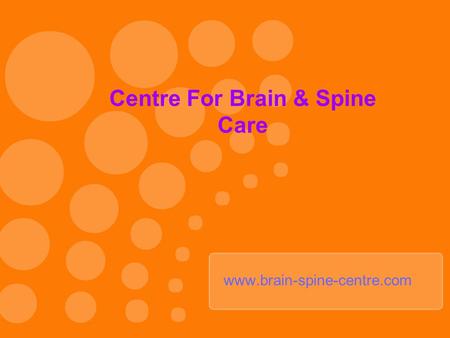 Www.brain-spine-centre.com Centre For Brain & Spine Care.