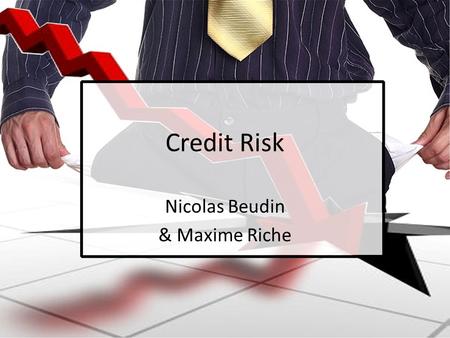 Credit Risk Nicolas Beudin & Maxime Riche. Agenda 1. Overview 2. Valuation 3. Dealing with credit risk 4. Conclusion 5. Appendix 2.