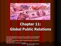 Copyright © Allyn and Bacon 2006Copyright © Allyn & Bacon 2008 Chapter 11: Global Public Relations This multimedia product and its contents are protected.