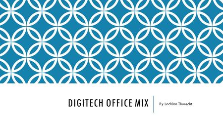 DIGITECH OFFICE MIX By Lachlan Thurecht. WHAT IS AUGMENTED REALITY? In this section, you need to have at least 5 dot points that explain the concept of.