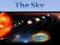 When you look at the sky in the morning or in the afternoon you can see the Sun. The Sun is a great ball of hot gases. The Earth is a ball too. The Earth.