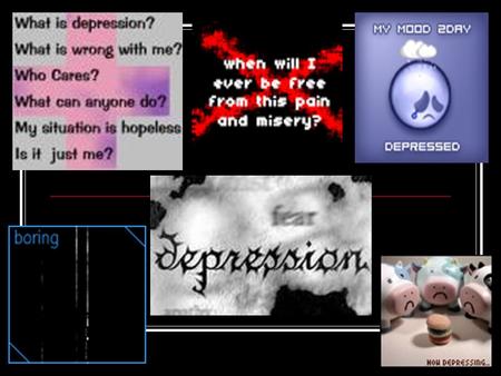 Depression has no single cause; often, it results from a combination of things. Depression is not just a state of mind. It is related to physical changes.