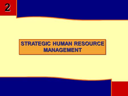 STRATEGIC HUMAN RESOURCE MANAGEMENT 2. 2 OBJECTIVES Understand the Scope of SHRM Factors Influencing SHRM Linking of Corporate Strategies to HR Functions.