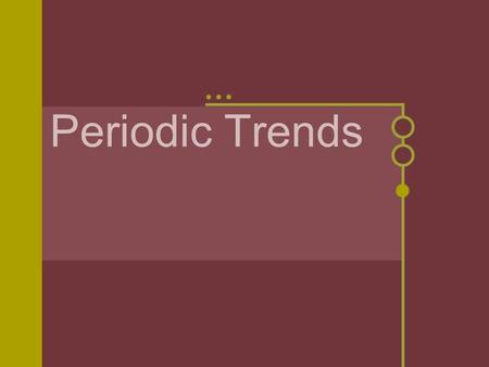 Periodic Trends. LevelPrice Red Sections 104-108 & 113-118 $15 Red Sections 109-112, 119, 101-103 $14 Yellow Sections 204-210 & 217-223 $13 Yellow Sections.