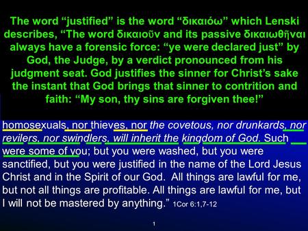 1 “Does any one of you, when he has a case against his neighbor, dare to go to law before the unrighteous and not before the saints? …Actually, then, it.