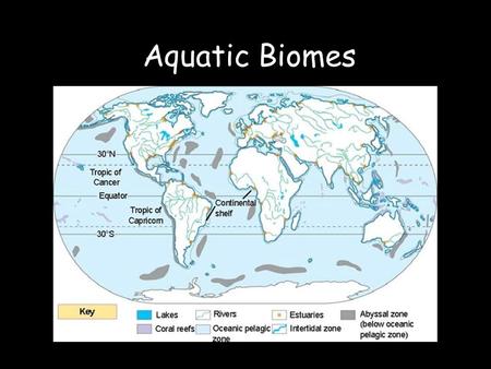 Aquatic Biomes.